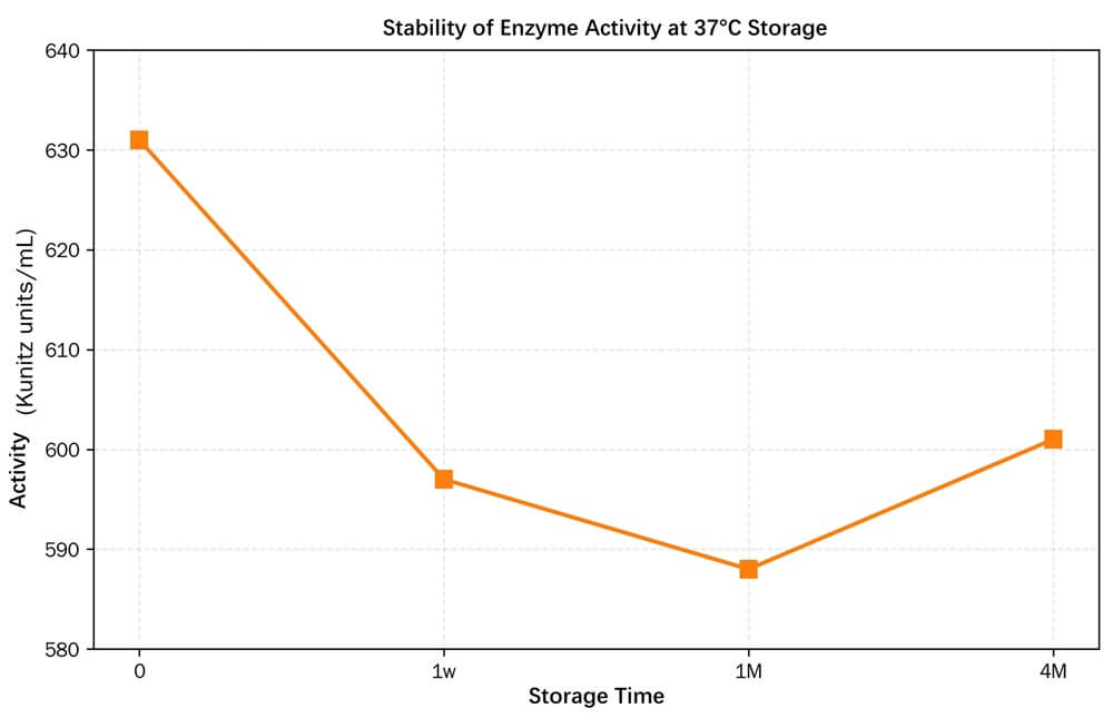 Stability of RA02 RNase A at 37 C