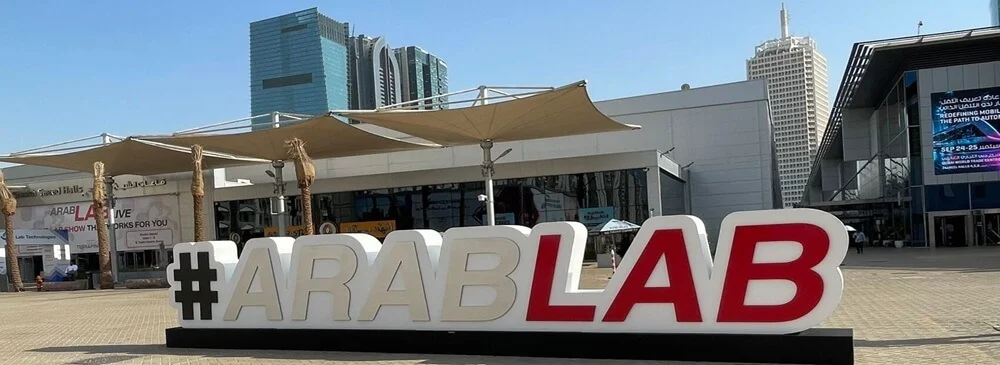 Tinzyme at ARAB LAB LIVE 2025. Dubai World Trade Centre.